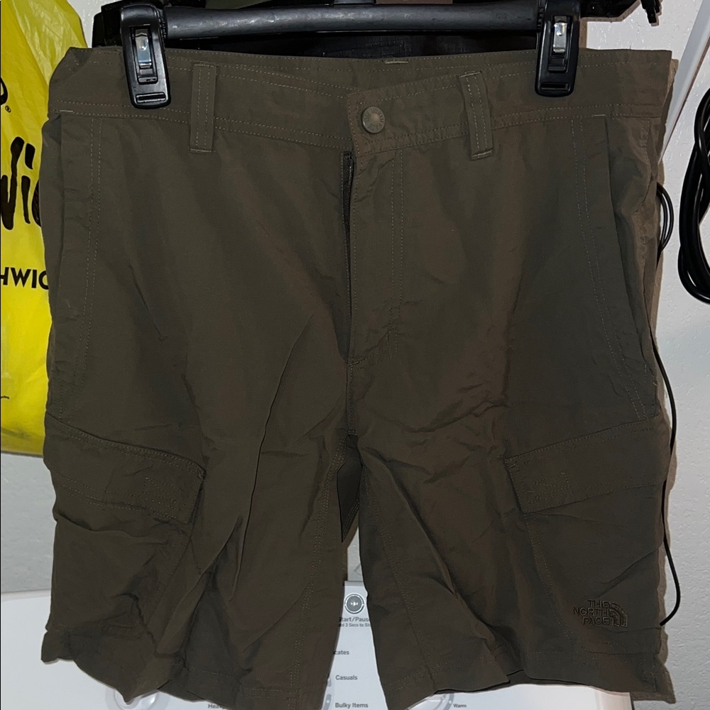 The North Face Men's Dark Green Cargo Shorts
